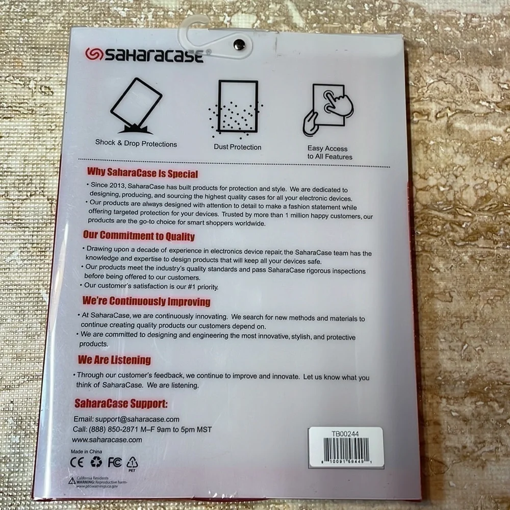 Saharacase only case for Apple, iPad Air fifth generation. Rose color. NWT